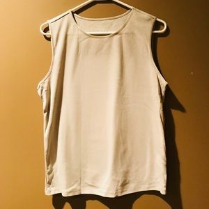 Christopher & Banks Cream Tank Top
